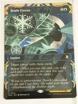 Brain Freeze Borderless Secrets of Strixhaven Mystical Archive 13 - Image 1