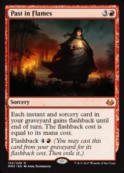 MTG Past in Flames, Modern Masters 2017, Moderately Played, English - Image 1