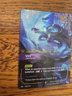 Riftbound TCG - Vex, Apathetic - Alternate Art - UNLeashed 150a/219 - Mint - Image 2