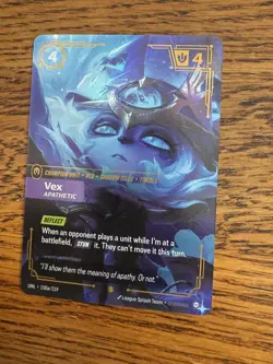 Riftbound TCG - Vex, Apathetic - Alternate Art - UNLeashed 150a/219 - Mint - Image 3
