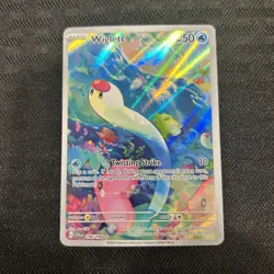 Pokemon Wiglett Illustration Rare Full Art Holo SV01 Basic 206/198 Card - Image 1