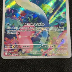 Pokemon Wiglett Illustration Rare Full Art Holo SV01 Basic 206/198 Card - Image 3