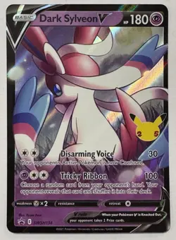 Pokemon Dark Sylveon V Sword & Shield Promo Full Art Holo SWSH134 - Image 1