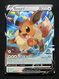 Pokemon: Eevee V 108/159 Ultra Rare Crown Zenith - Image 1