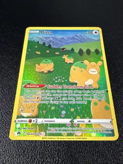 Pokemon Ditto Crown Zenith Galarian Gallery Full Art Holo Rare GG22/GG70 - Image 2
