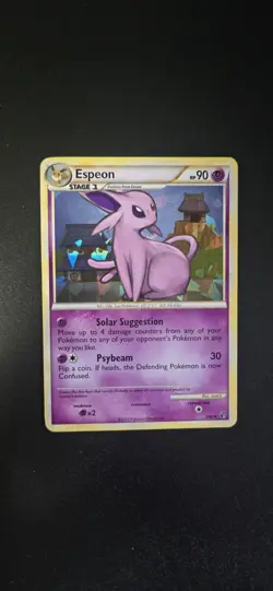 Pokemon TCG Espeon 002/090 Cracked Ice Holo NM - Image 1
