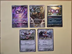 Pokemon Kingambit 130 Scarlet & Violet Black Star Promo 149 Pecharunt 129 -all 5 - Image 2