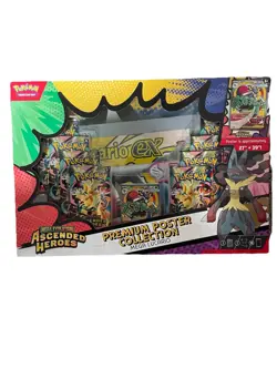 Pokemon Ascended Heroes Mega Lucario Premium Poster Collection - Image 1