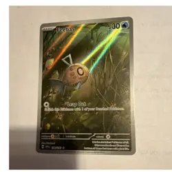 Pokemon TCG Feebas 198/191 Sv08 Surging Sparks Illustration Rare Holo 30 HP - Image 1