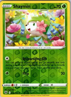 Shaymin 014/189 Rare Astral Radiance Pokemon Reverse Holo NM - Image 1