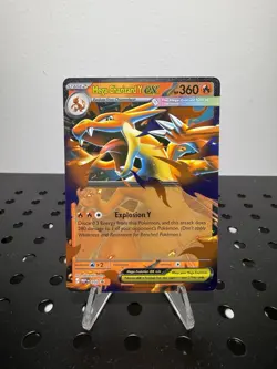 Pokemon TCG: Mega Charizard Y ex #30 ME: Mega Evolution Black Star Promo NM - Image 1