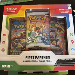 Pokemon TCG First Partner Illustration Collection Series 1 Sealed box - Image 1