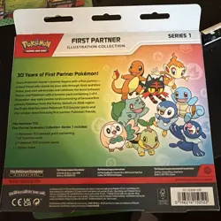 Pokemon TCG First Partner Illustration Collection Series 1 Sealed box - Image 2