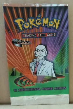 Pokemon EMPTY WRAPPERS 3pk Gym Challenge Booster Packs Art Set - Image 3