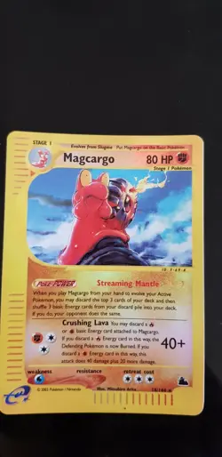 Magcargo - 18/144 - Rare Reverse Holo Near Mint Skyridge - Image 1