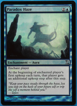 Paradox Haze FOIL Time Spiral NM Blue Uncommon MAGIC CARD (ID# 502278) ABUGames - Image 1