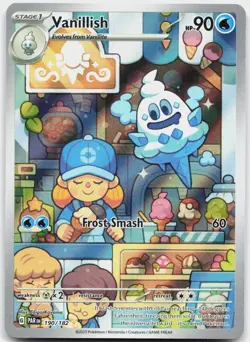 Vanillish 190/182 Illustration Rare Paradox Rift Pokemon Near Mint - Image 1