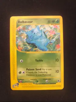 Carta Pokemon PSA BULBASAUR 94/165 SET EXPEDITION 2002 ENG NO HOLO BGS OLD Vmax - Image 2