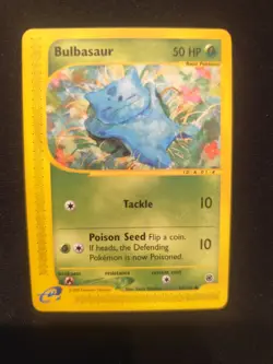 Carta Pokemon PSA BULBASAUR 94/165 SET EXPEDITION 2002 ENG NO HOLO BGS OLD Vmax - Image 4