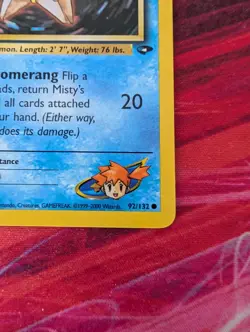Misty’s Staryu 1st Edition Gym Challenge 92/132 WOTC Vintage Pokemon - Image 4