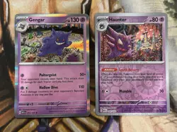 Gengar 094/165 Scarlet & Violet Pokemon 151 English Holo & Haunter Holo - NM 🔥 - Image 1