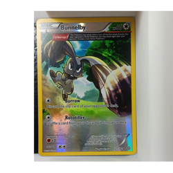 Bunnelby (Omega) 121/160 XY Primal Clash Reverse Holo 60 HP Basic Pokemon TCG - Image 1