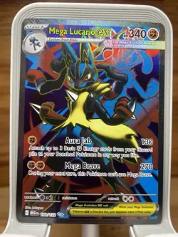 Pokemon TCG Mega Evolutions Mega Lucario EX Ultra Rare (160/132) - English Mint - Image 1