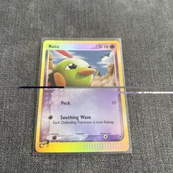 Vintage Pokemon - Natu - EX Sandstorm - e-reader - Reverse Holo - 69/100 - NM-M - Image 1