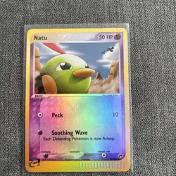 Vintage Pokemon - Natu - EX Sandstorm - e-reader - Reverse Holo - 69/100 - NM-M - Image 4