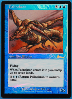 Palinchron FOIL Urza's Legacy NM Blue Rare MAGIC MTG CARD (ID# 502272) ABUGames - Image 1