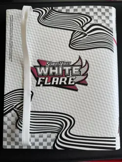 Pokemon TCG Card WHITE FLARE Binder - BINDER ONLY - Empty Holds 396 Cards - NEW - Image 2