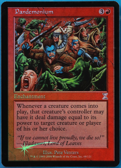 Pandemonium FOIL Time Spiral Timeshifted NM Red Special CARD (502275) ABUGames - Image 1