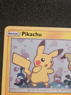 Pikachu SM162 Promo Pokemon Card Holo Rare LP - Image 3