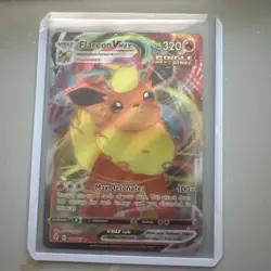 Pokemon TCG Flareon VMAX Evolving Skies Ultra Rare Card 018/203 NM Condition - Image 1