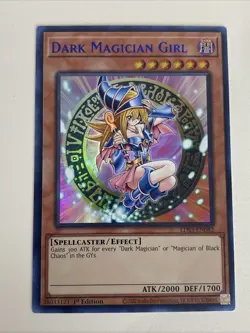 Yugioh Dark Magician Girl x 3 - 1st Edition Ultra Rare Blue NM - Free Holo Card - Image 4