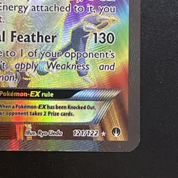Pokemon XY Breakpoint Ho-Oh EX Full Art Rare Card 121/122 - Image 3