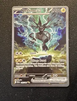 Pokemon TCG Zekrom EX Black Bolt Special Illustration Card #166/086 SV - Image 2