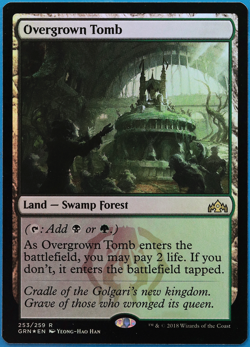 Overgrown Tomb FOIL Guilds of Ravnica NM Land Rare CARD (502269) ABUGames - Image 1