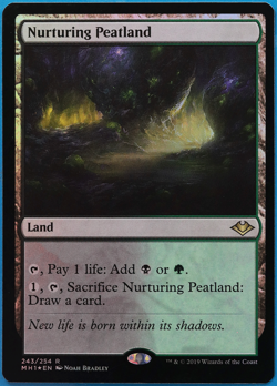 Nurturing Peatland FOIL Modern Horizons NM Land Rare CARD (502265) ABUGames - Image 1