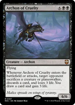 MTG Archon of Cruelty [Modern Horizons 3 Commander] Near Mint Magic - Image 1