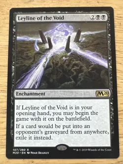 MTG Magic the Gathering Leyline of the Void (107/357) Core Set 2020 NM - Image 1