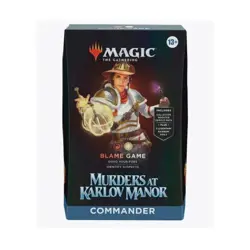 WOTC MtG Commander Murders at Karlov Manor Commander Deck - Blame Game New - Image 1