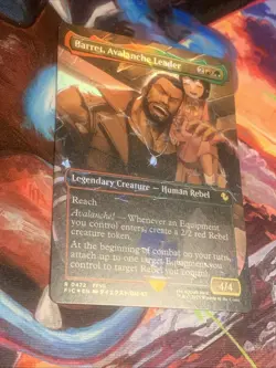 Barret, Avalanche Leader (Borderless) (Chocobo Track Foil) Final Fantasy Foil MT - Image 3