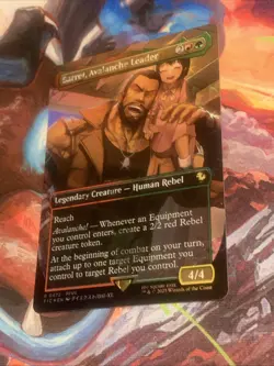 Barret, Avalanche Leader (Borderless) (Chocobo Track Foil) Final Fantasy Foil MT - Image 4