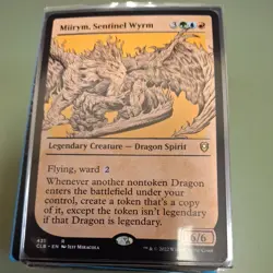 MTG, Miirym, Sentinel Wyrm (Showcase) Battle for Baldur's Gate. NM - Image 1