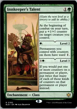 Innkeeper's Talent 180 Rare Bloomburrow Magic: The Gathering Near Mint - Image 1