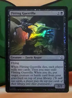 X 1 Flitting Guerrilla FOIL NM March of the Machine 105 MTG Magic The Gathering - Image 1
