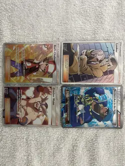 Pokemon Lot of Full art Trainer Cards - Image 1