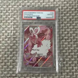2024 Pokemon TWM Enamorus Illustration Rare PSA 10 Gem MT 180/167 - Image 1