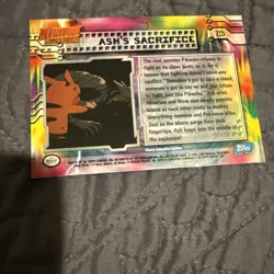 Pokemon TCG Ash's Sacrifice Pokemon Topps Mewtwo Strikes Back 36 - Image 2